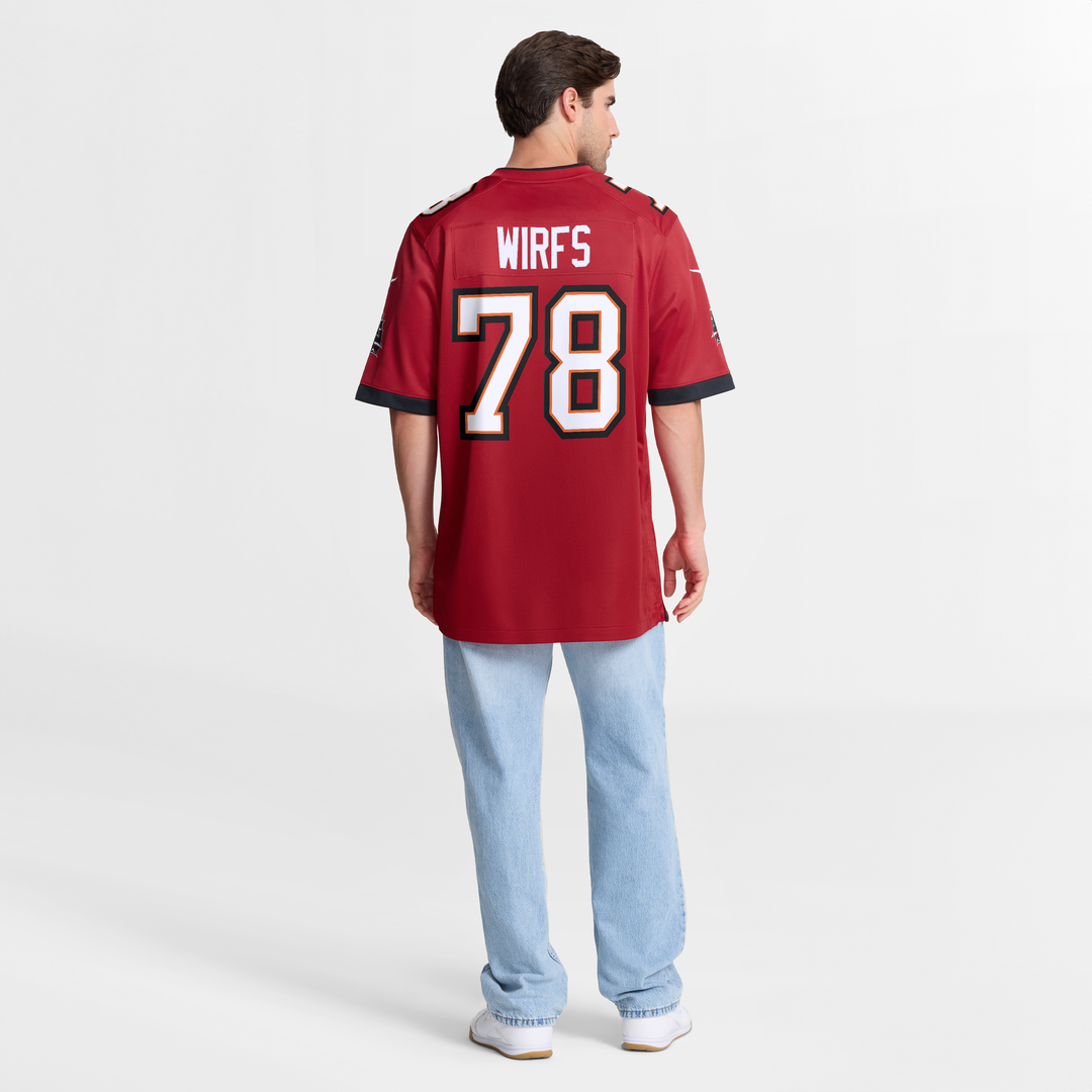 Tristan Wirfs Tampa Bay Buccaneers Orange Alternate Game Jersey