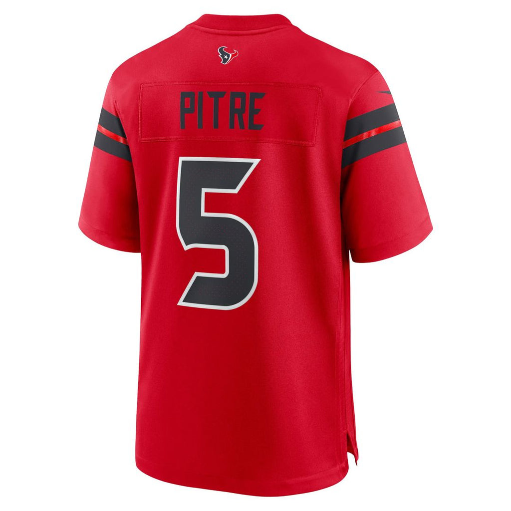 Jalen Pitre Houston Texans Navy Game Jersey