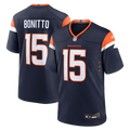 Nik Bonitto Denver Broncos Navy Alternate Game Jersey