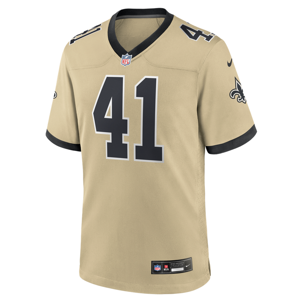 Alvin Kamara New Orleans Saints Gold Gameday Golds Alternate Game Player Jersey