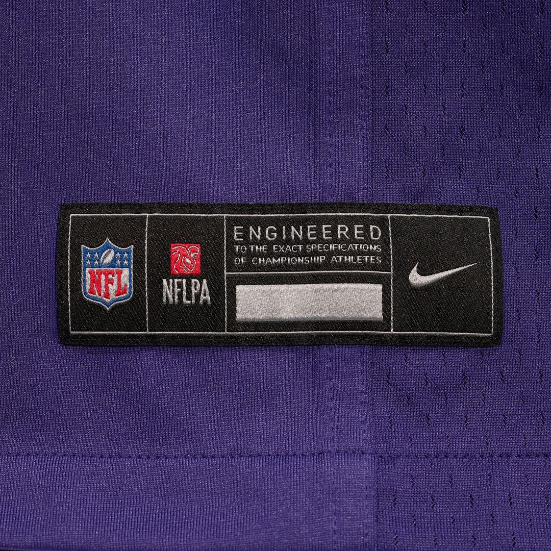 Justice Hill Baltimore Ravens Purple Game Jersey