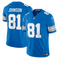 Calvin Johnson Detroit Lions Blue Vapor F.U.S.E. Stitched Retired Limited Jersey