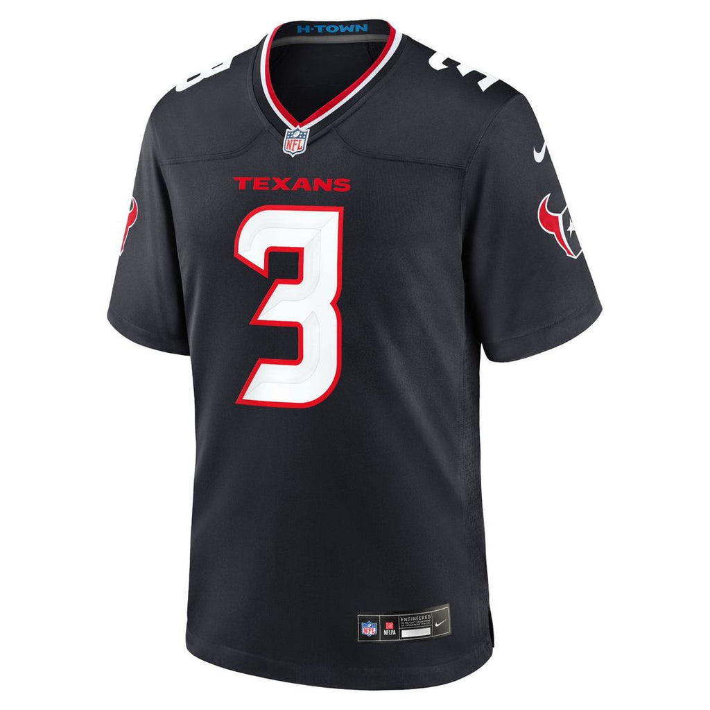 Tank Dell Houston Texans White Game Jersey