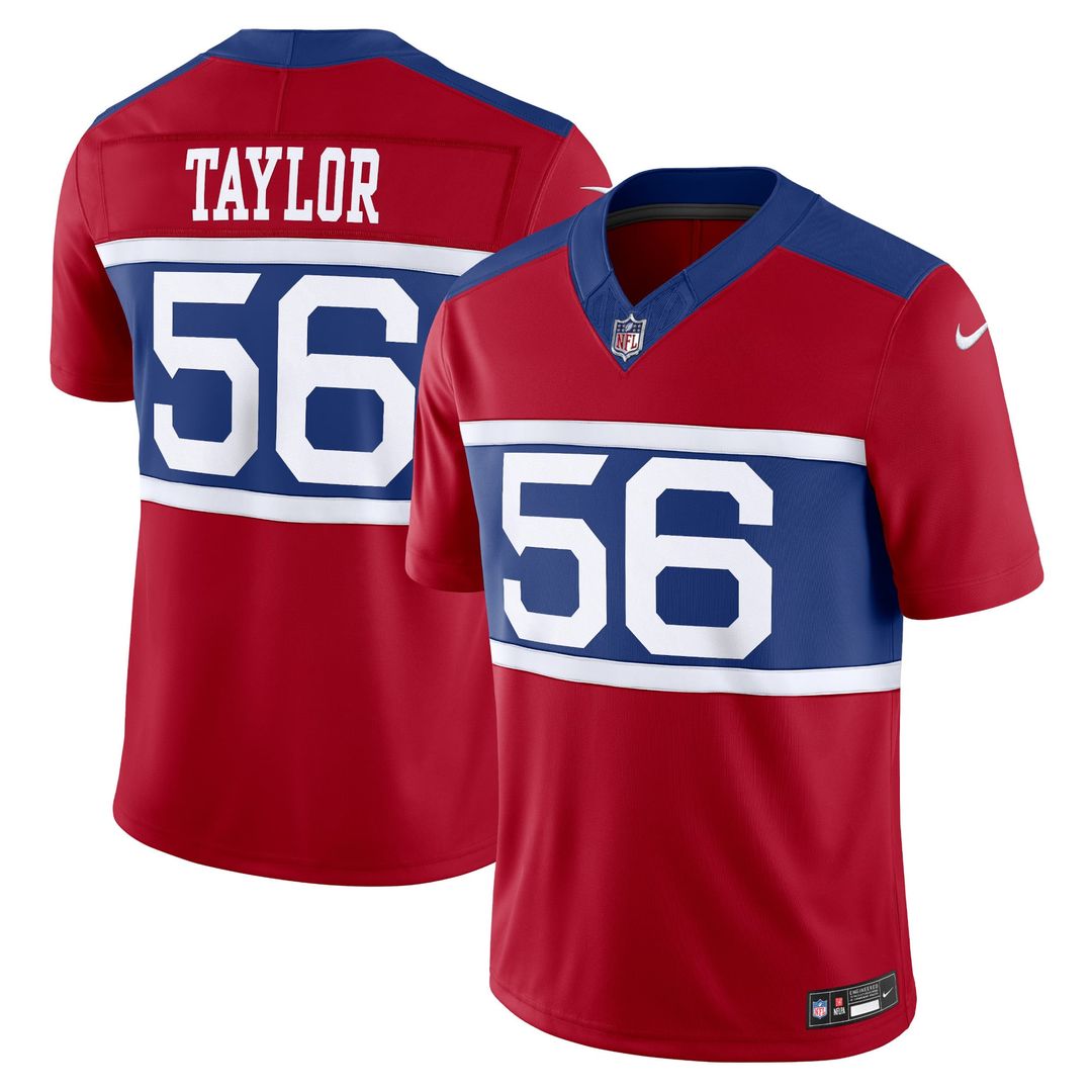 Lawrence Taylor New York Giants Century Red Alternate Vapor F.U.S.E. Retired Player Limited Jersey