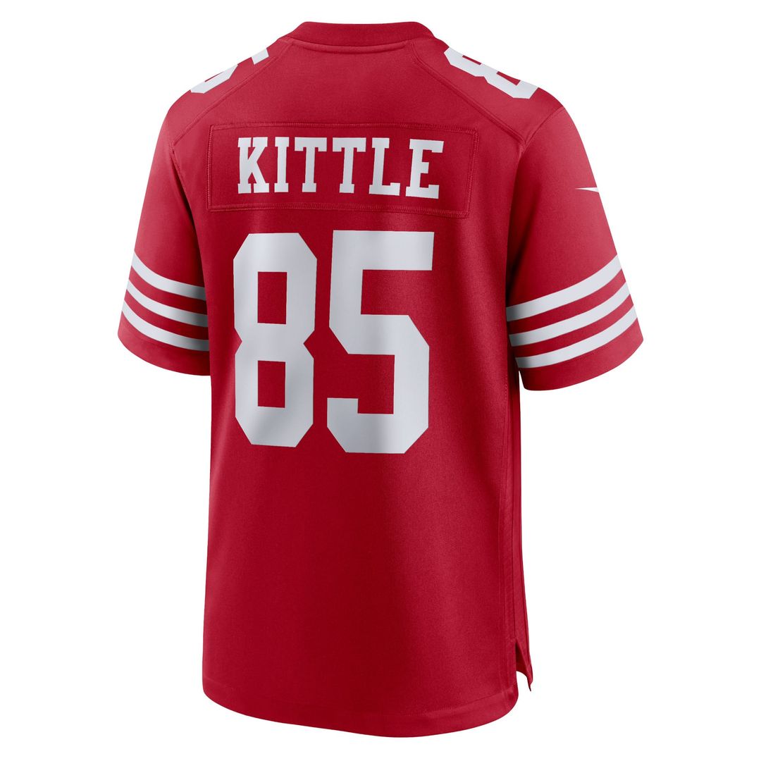 George Kittle San Francisco 49ers Scarlet Player Game Jersey