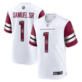 Deebo Samuel Sr Washington Commanders White Game Player Jersey