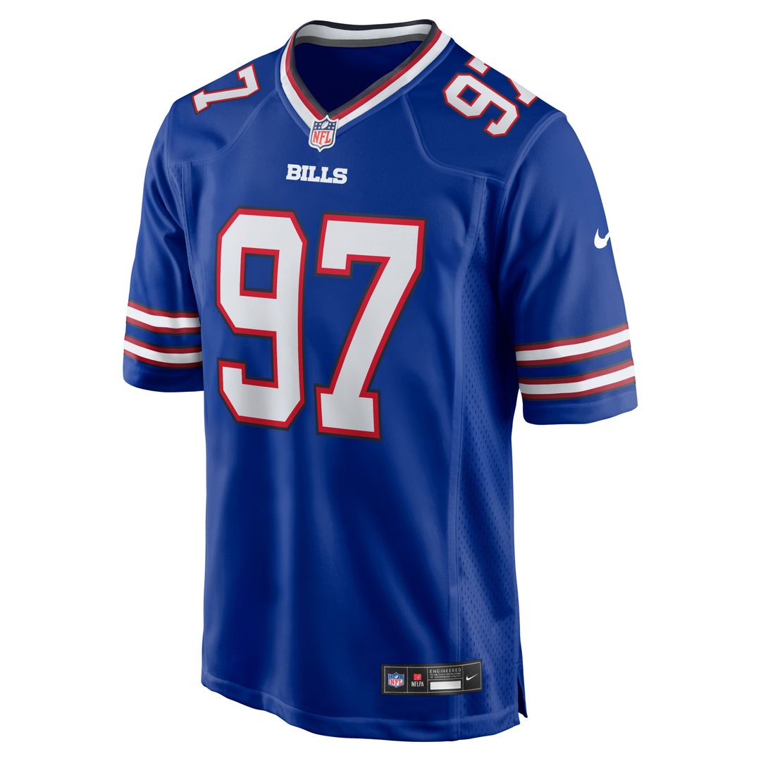 Greg Gaines Buffalo Bills Royal Team Game Jersey