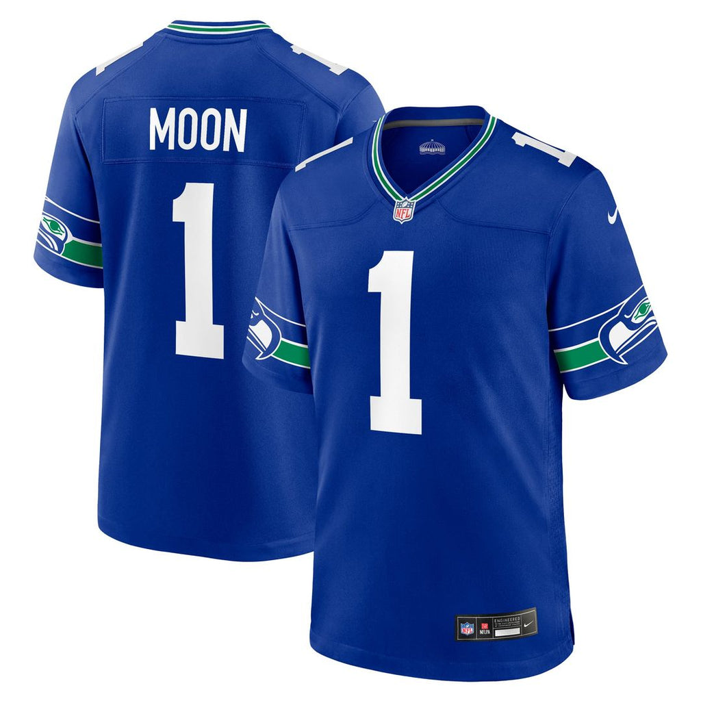 Warren Moon Seattle Seahawks Royal Retired Player Alternate Game Jersey