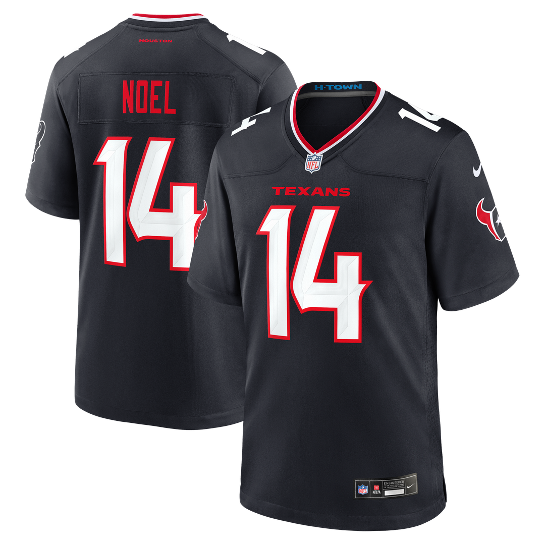 Jaylin Noel Houston Texans Navy Team Game Jersey