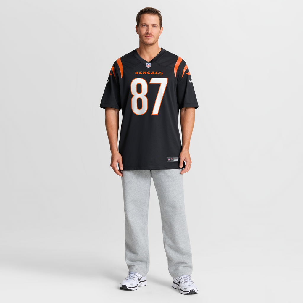 Tanner Hudson Cincinnati Bengals Black Home Game Player Jersey