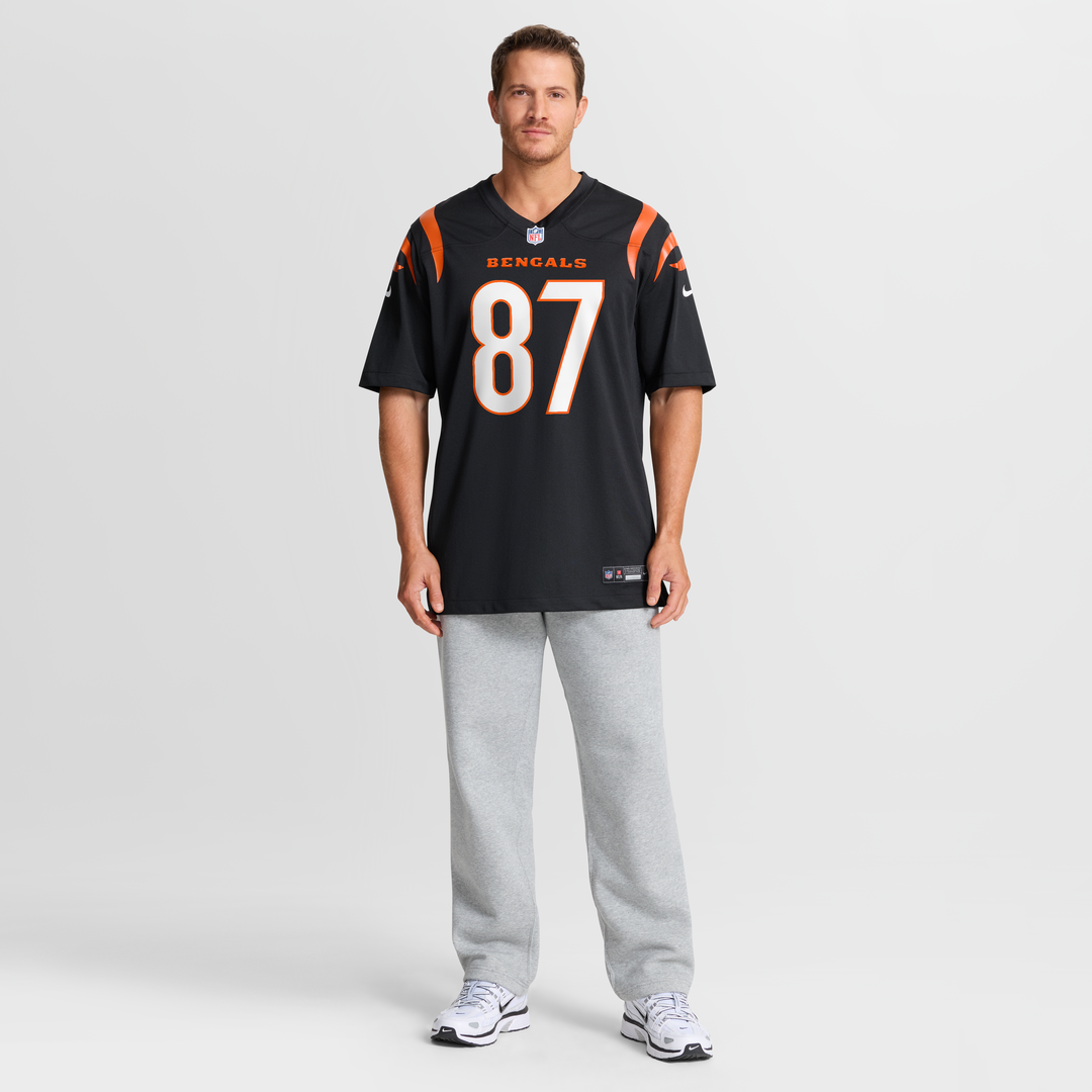 Tanner Hudson Cincinnati Bengals Black Home Game Player Jersey