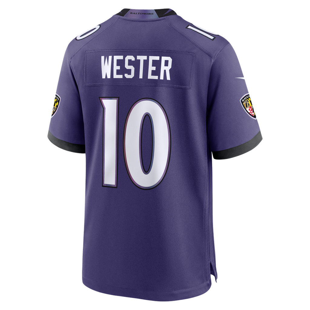 LaJohntay Wester Baltimore Ravens Purple Team Game Jersey