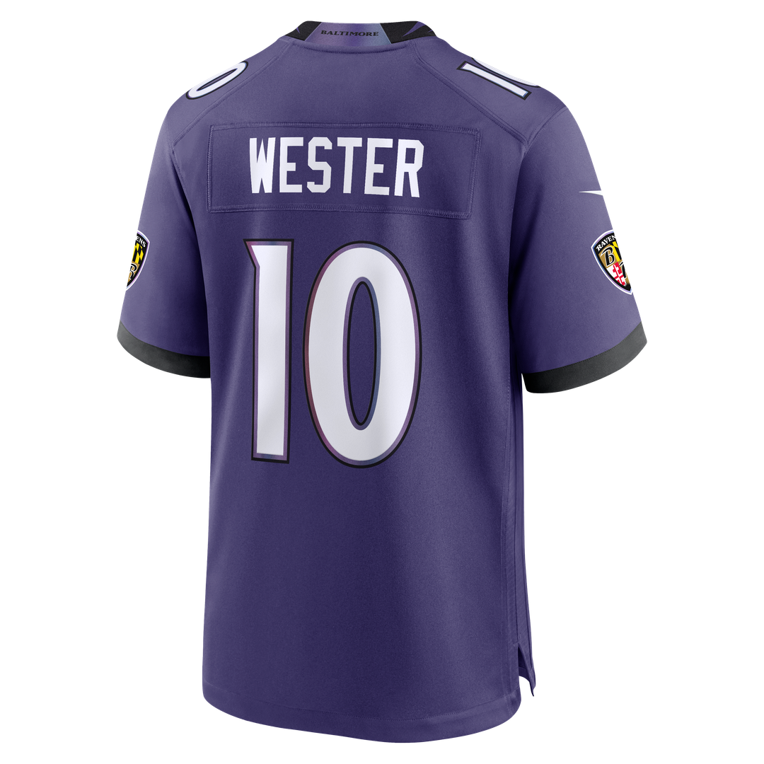 LaJohntay Wester Baltimore Ravens Purple Team Game Jersey