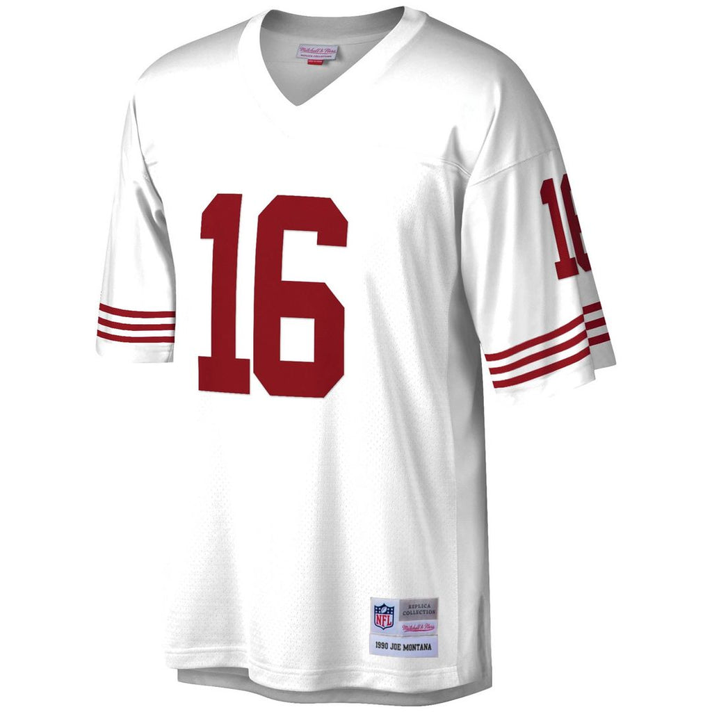 Joe Montana San Francisco 49ers White 1990 Legacy Replica Jersey
