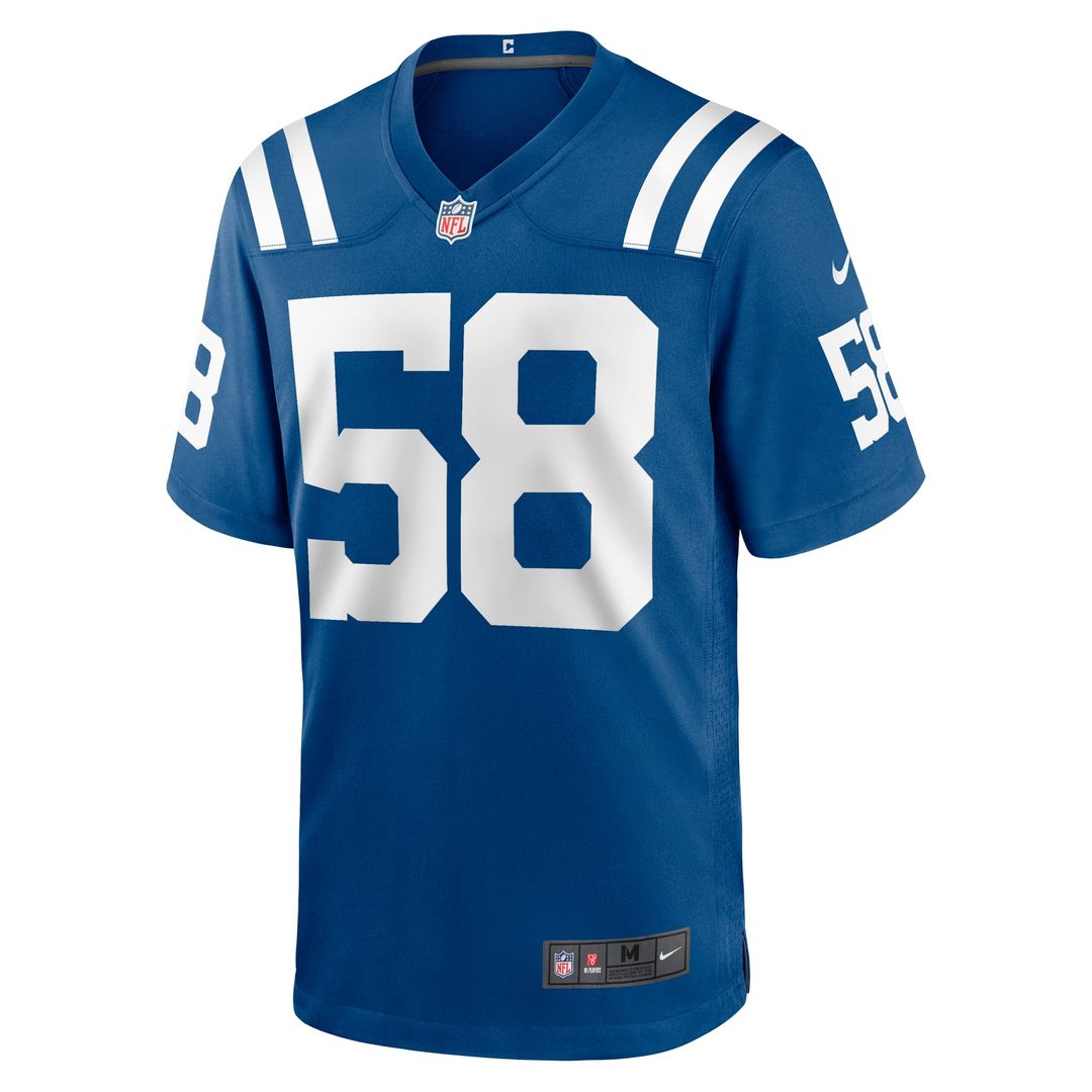 Austin Ajiake Indianapolis Colts Royal Game Jersey