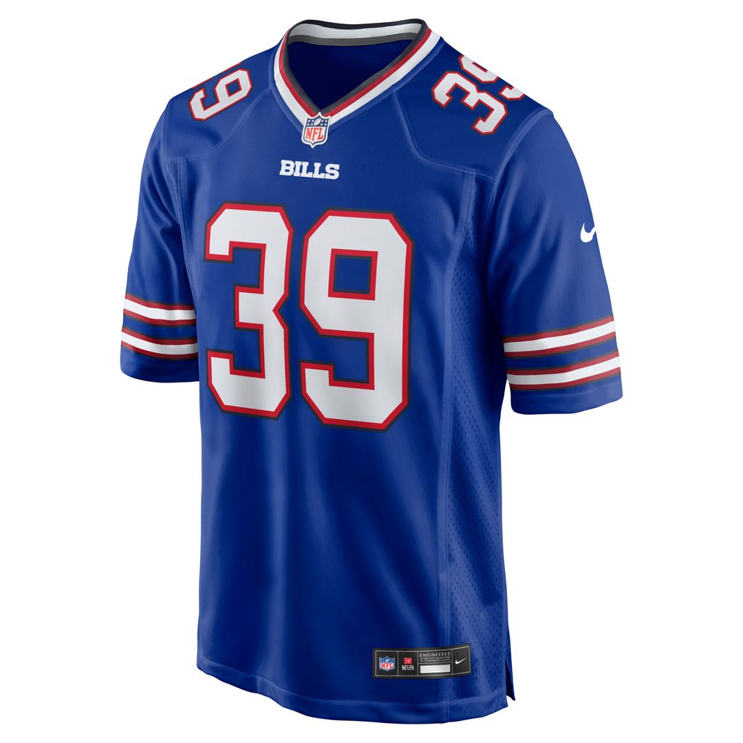 Tommy Doman Jr Buffalo Bills Royal Team Game Jersey