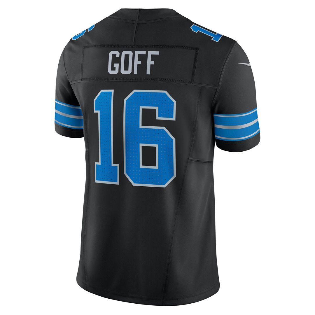 Jared Goff Detroit Lions Black Vapor F.U.S.E. Limited Jersey