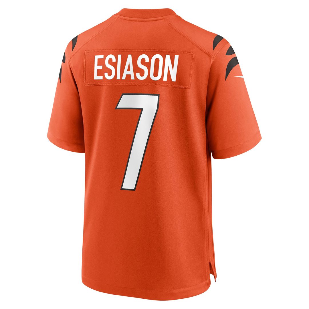 Boomer Esiason Cincinnati Bengals Orange Retired Player Alternate Game Jersey