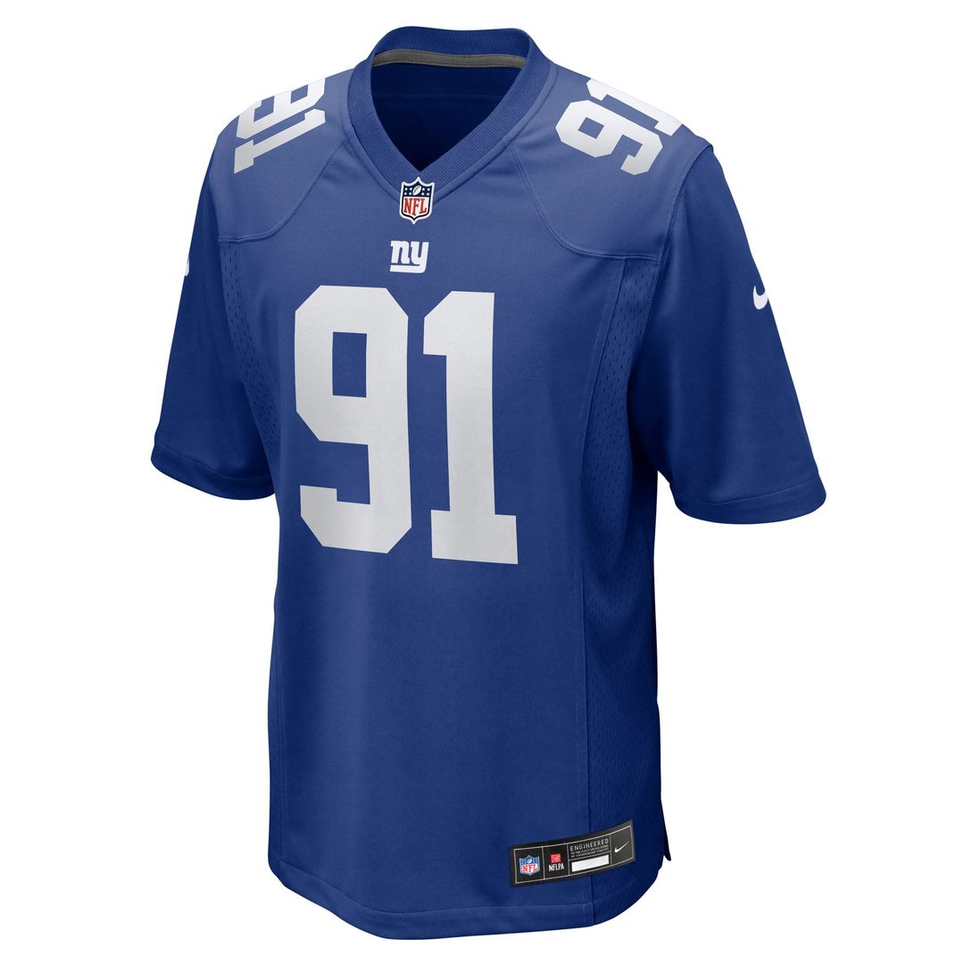 Darius Alexander New York Giants Royal Team Game Jersey