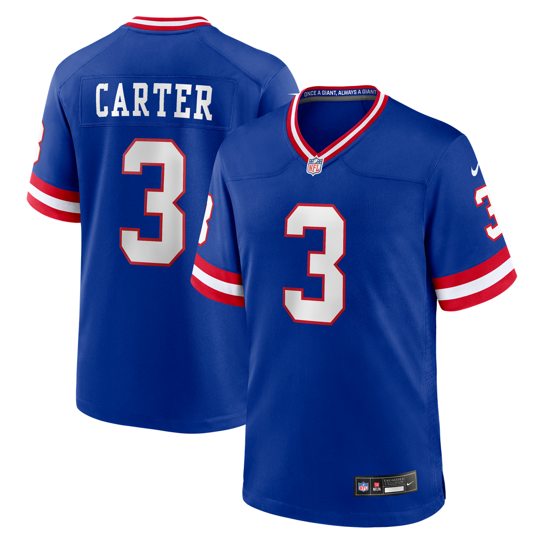Abdul Carter New York Giants Royal Alternate 2 Game Jersey