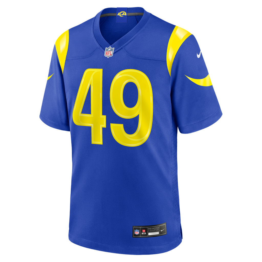 Joe Cardona Los Angeles Rams Royal Team Game Jersey