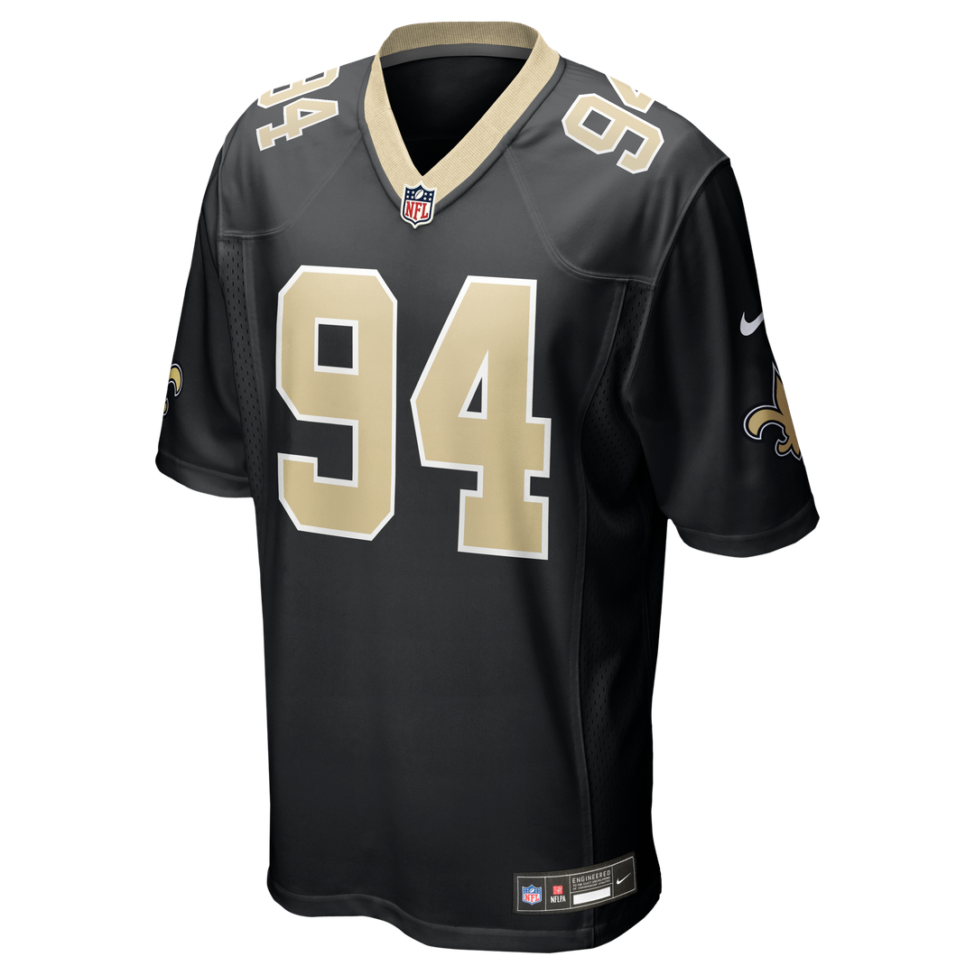 Cameron Jordan New Orleans Saints Black Game Jersey
