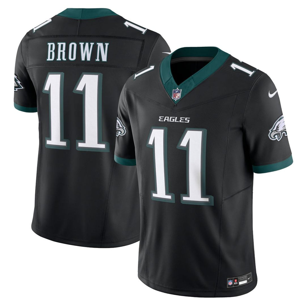 A.J. Brown Philadelphia Eagles Black Alternate Vapor F.U.S.E. Limited Jersey