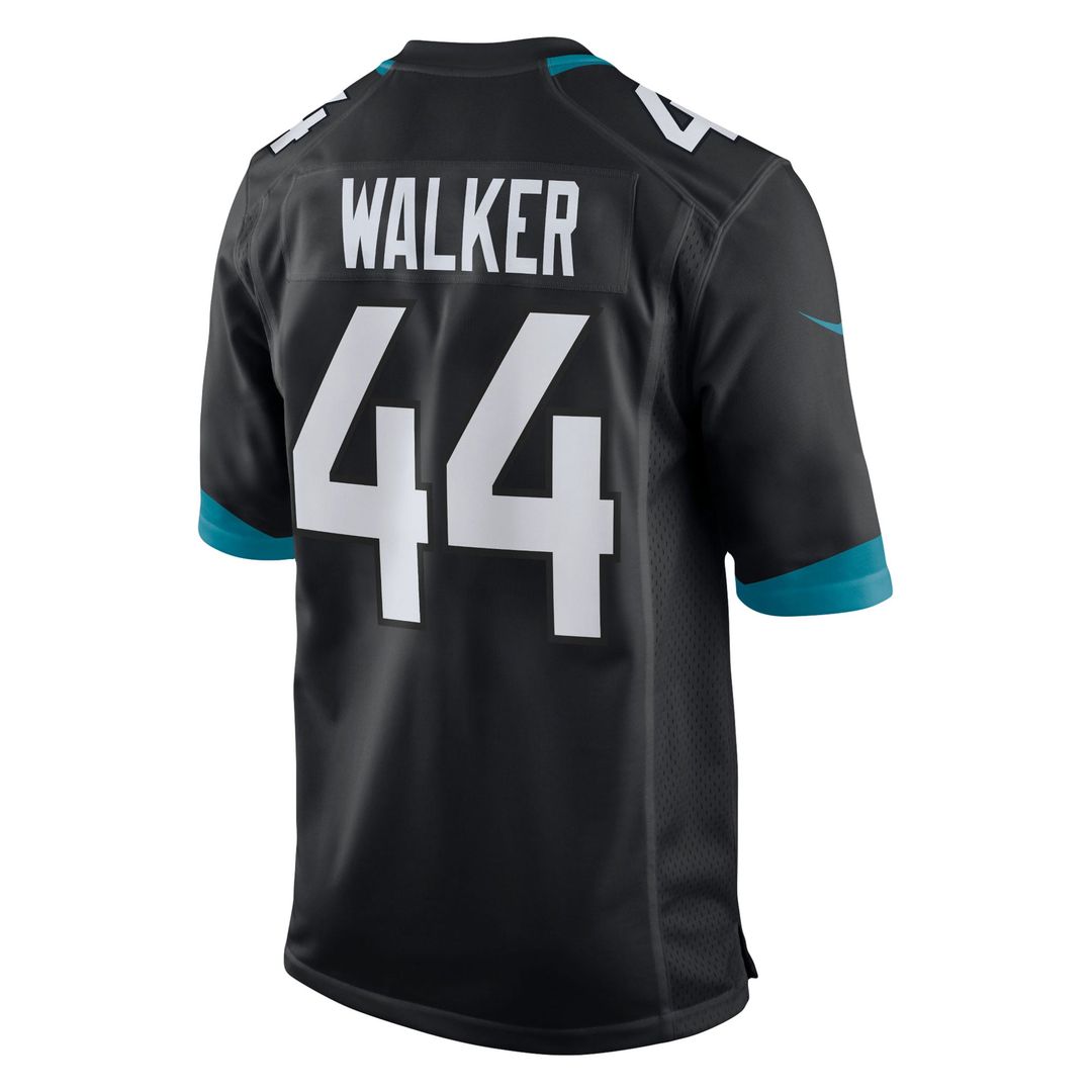 Travon Walker Jacksonville Jaguars Black Player Game Jersey