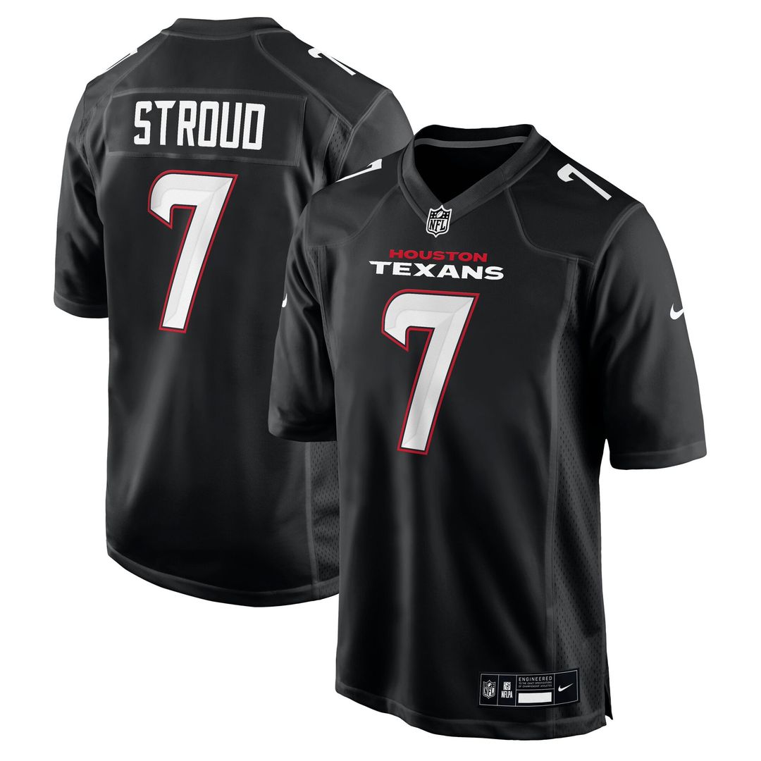 C.J. Stroud Houston Texans Carbon Black Fashion Jersey