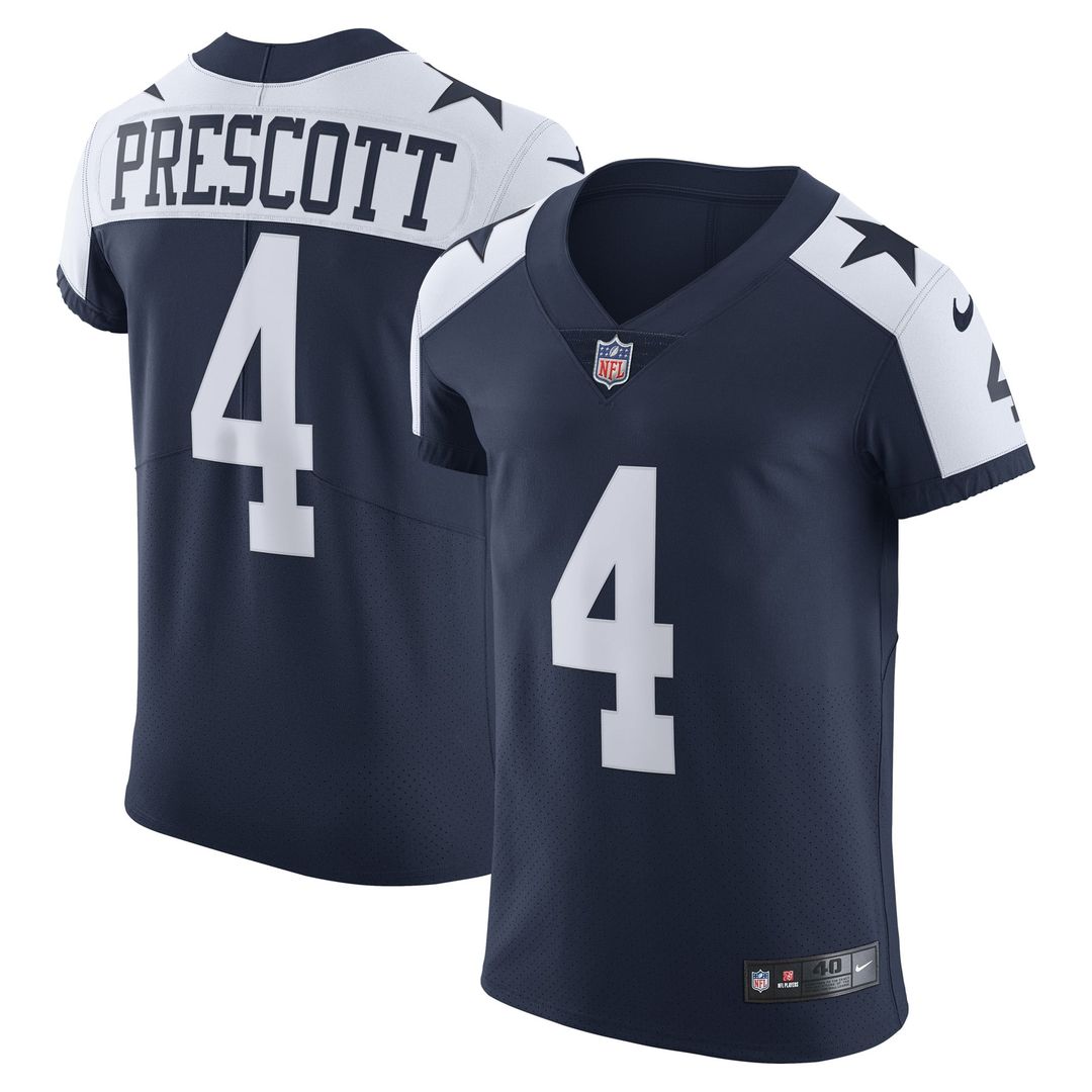 Dak Prescott Dallas Cowboys White Vapor Elite Player Jersey