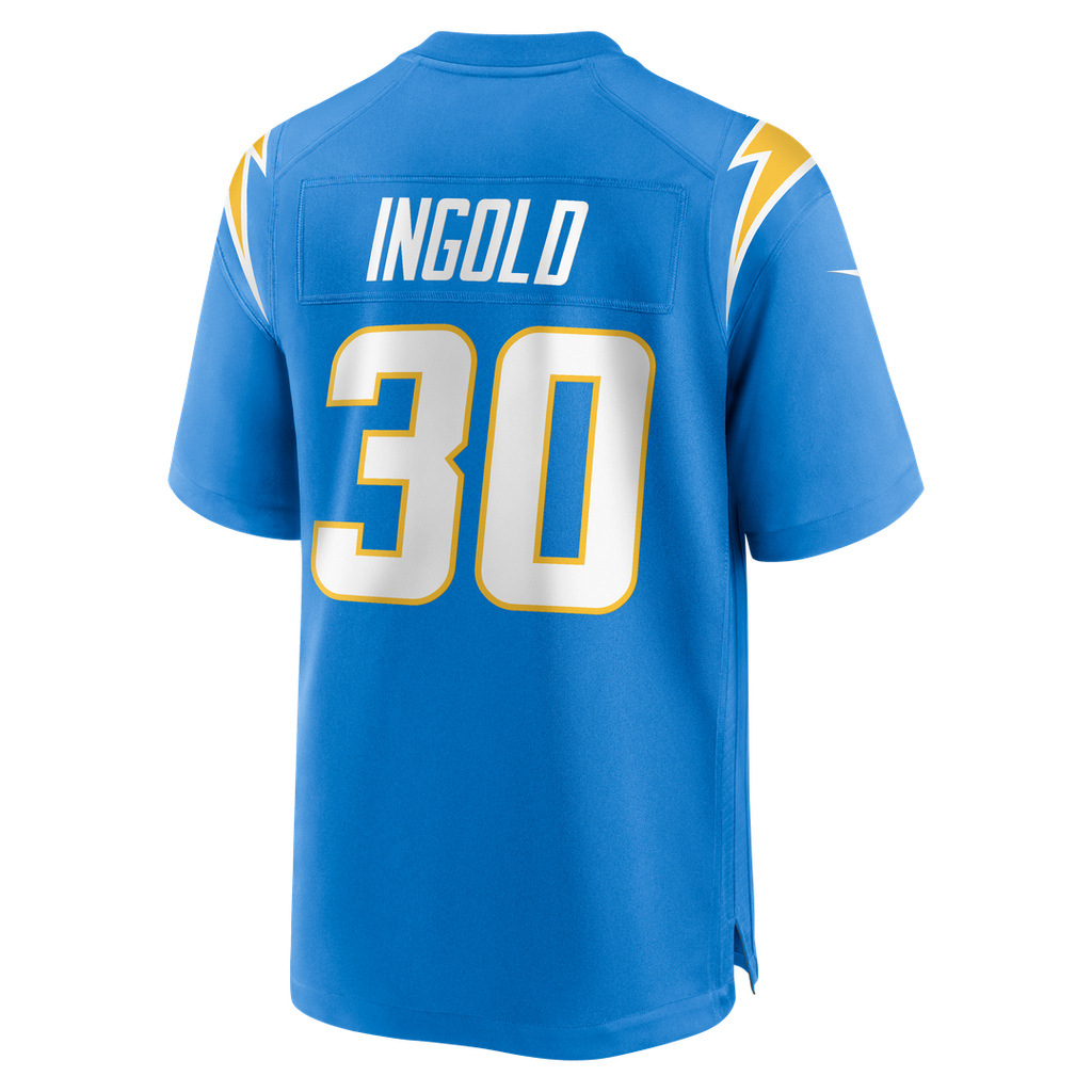 Alec Ingold Los Angeles Chargers Powder Blue Team Game Jersey
