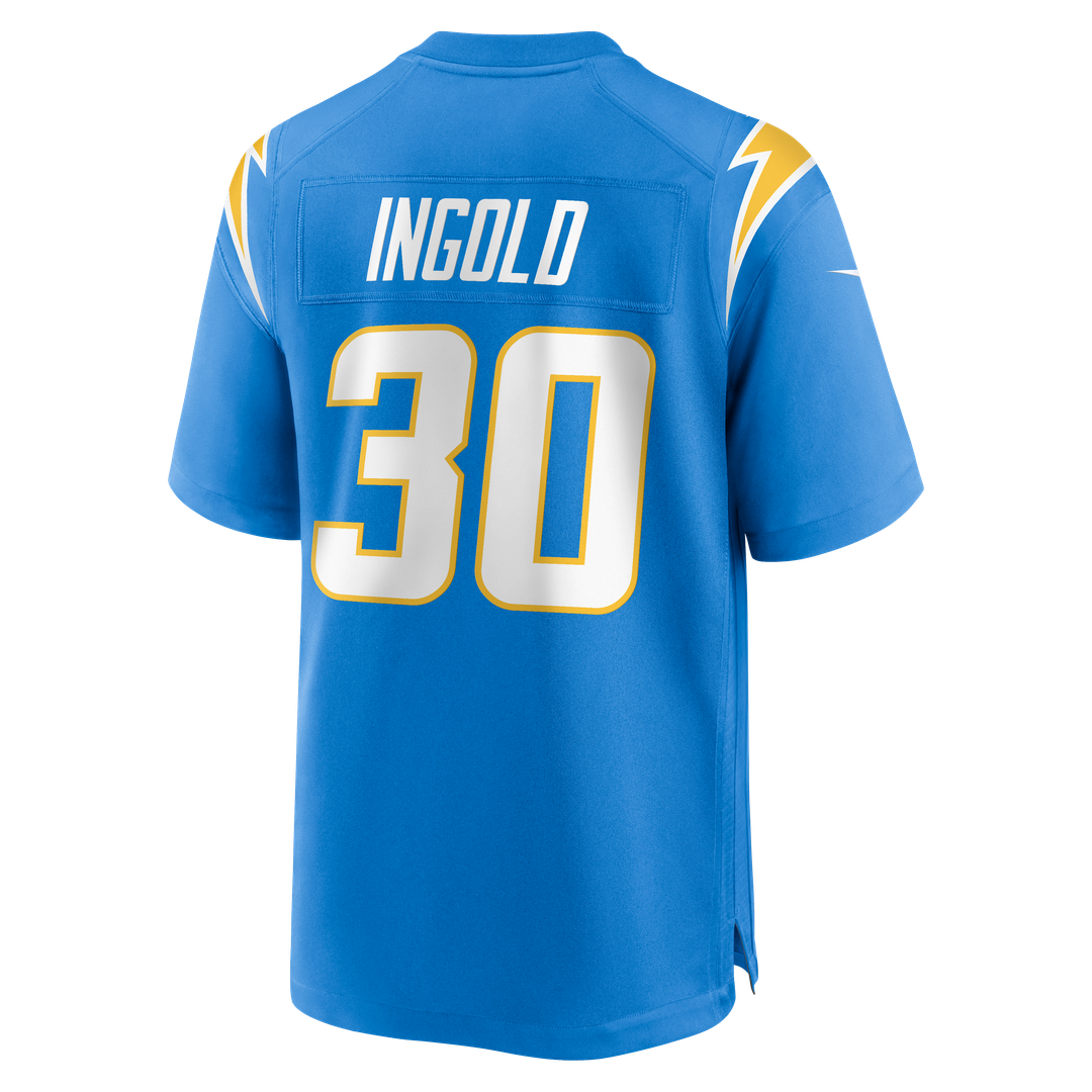 Alec Ingold Los Angeles Chargers Powder Blue Team Game Jersey