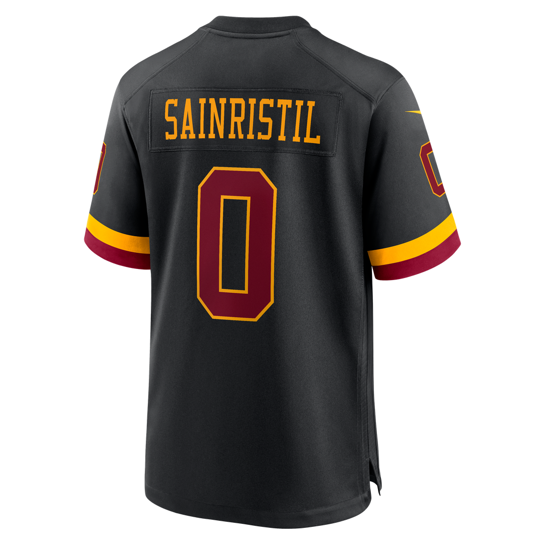 Mike Sainristil Washington Commanders Black Hail Raiser Alternate Game Jersey
