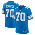 Juice Scruggs Detroit Lions Blue Team Game Jersey