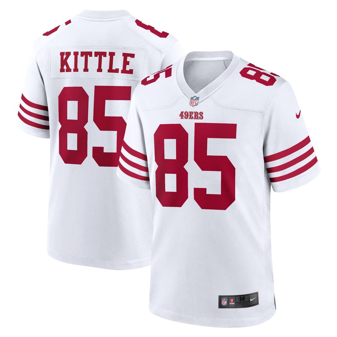 George Kittle San Francisco 49ers Scarlet Player Game Jersey