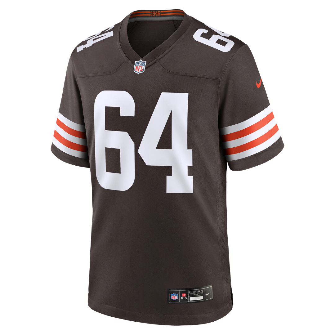 Joe DeLamielleure Cleveland Browns Brown Game Retired Player Jersey