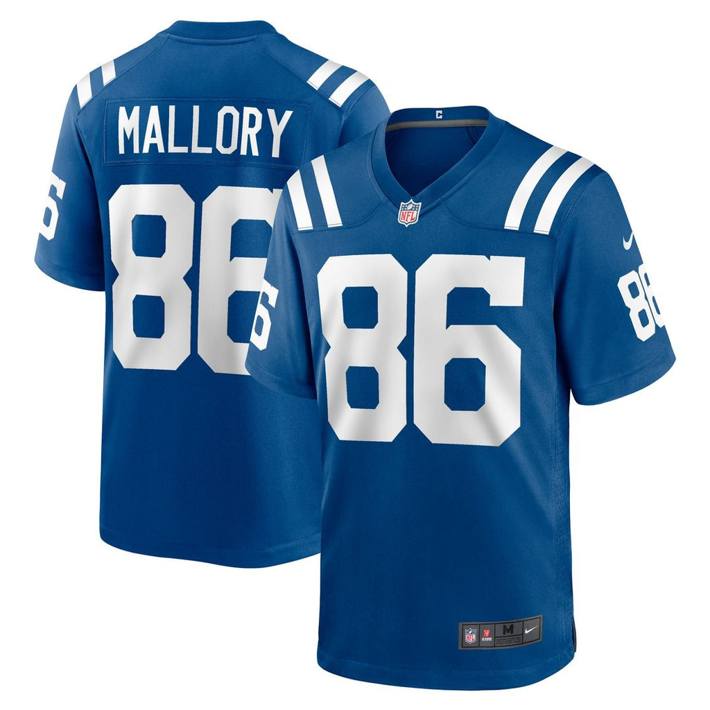 Will Mallory Indianapolis Colts Royal Team Game Jersey