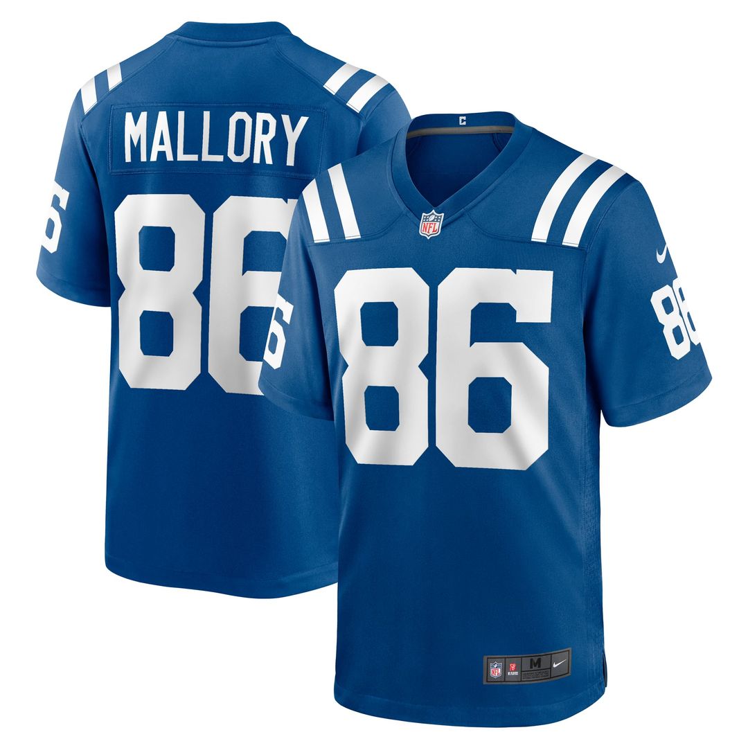 Will Mallory Indianapolis Colts Royal Team Game Jersey