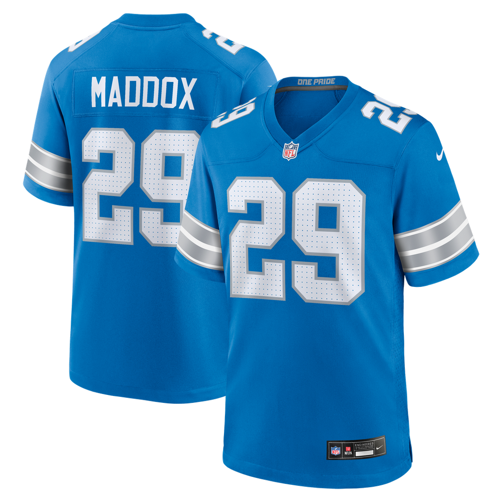 Avonte Maddox Detroit Lions Blue Team Game Jersey