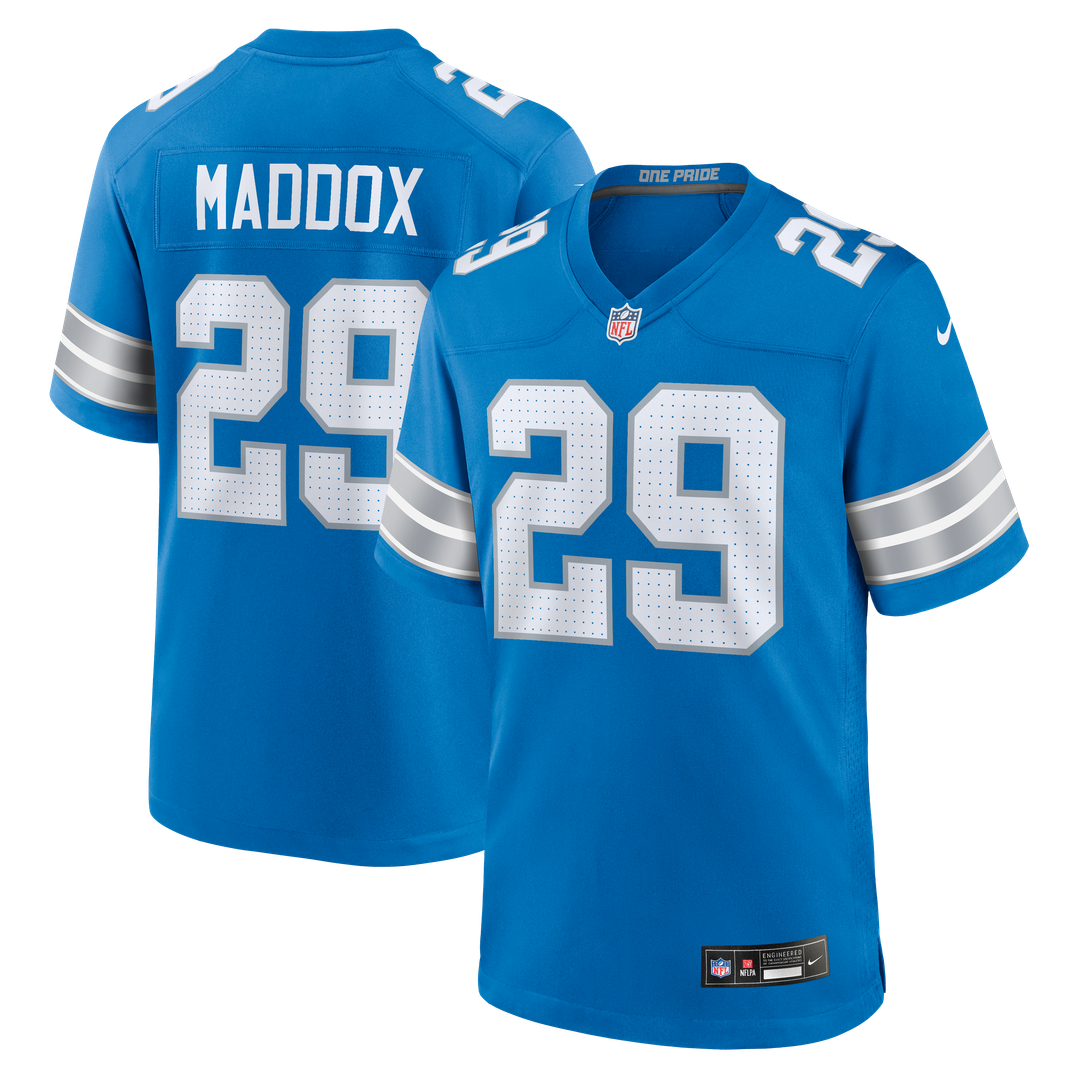 Avonte Maddox Detroit Lions Blue Team Game Jersey