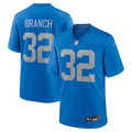 Brian Branch Detroit Lions Blue Alternate Game Jersey