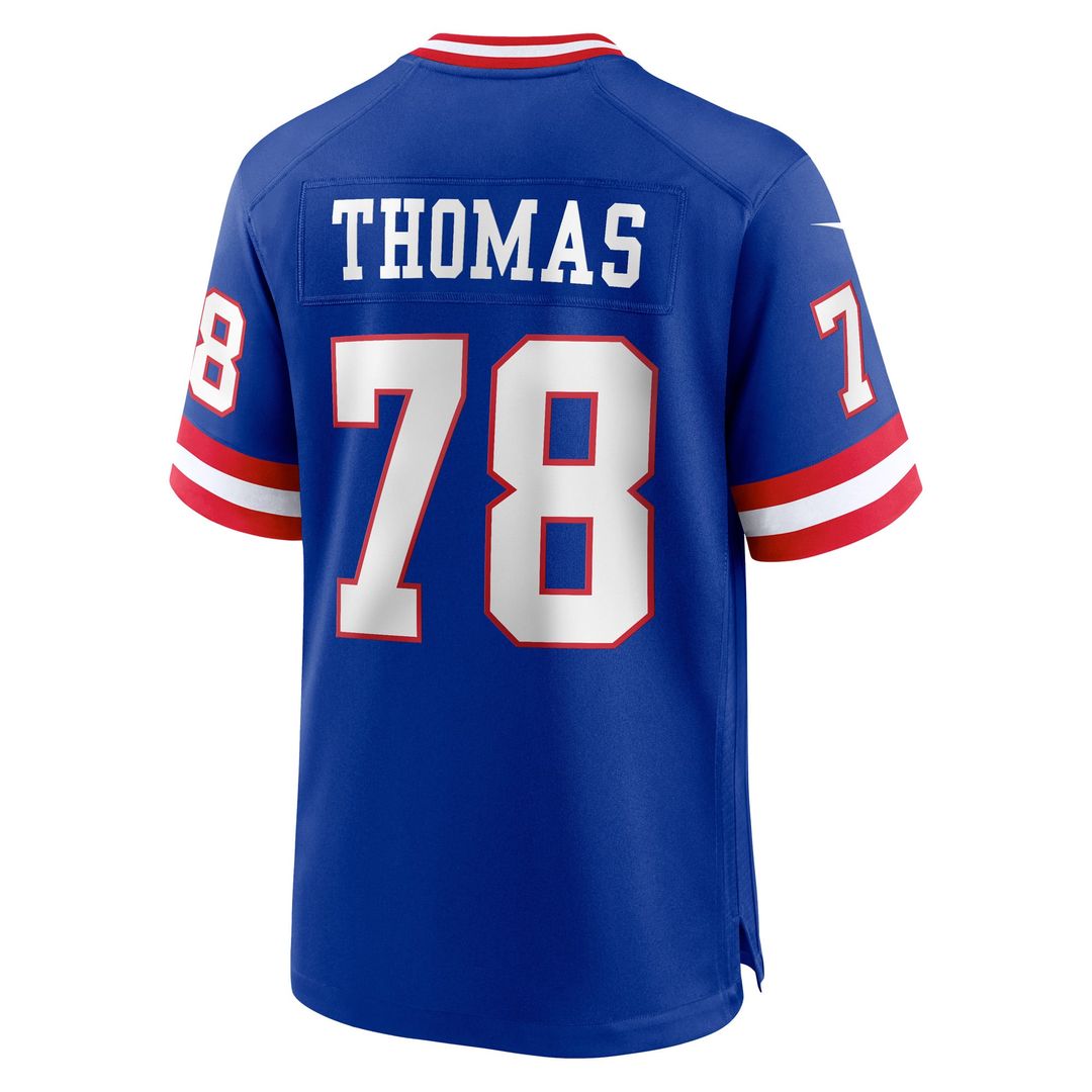 Andrew Thomas New York Giants Royal Alternate Game Jersey