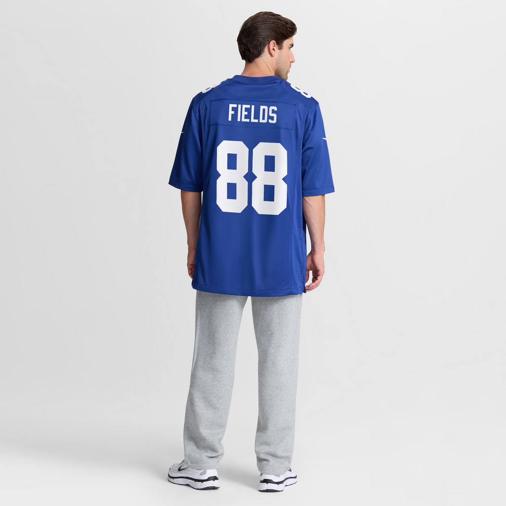 Malachi Fields New York Giants Royal Team Game Jersey