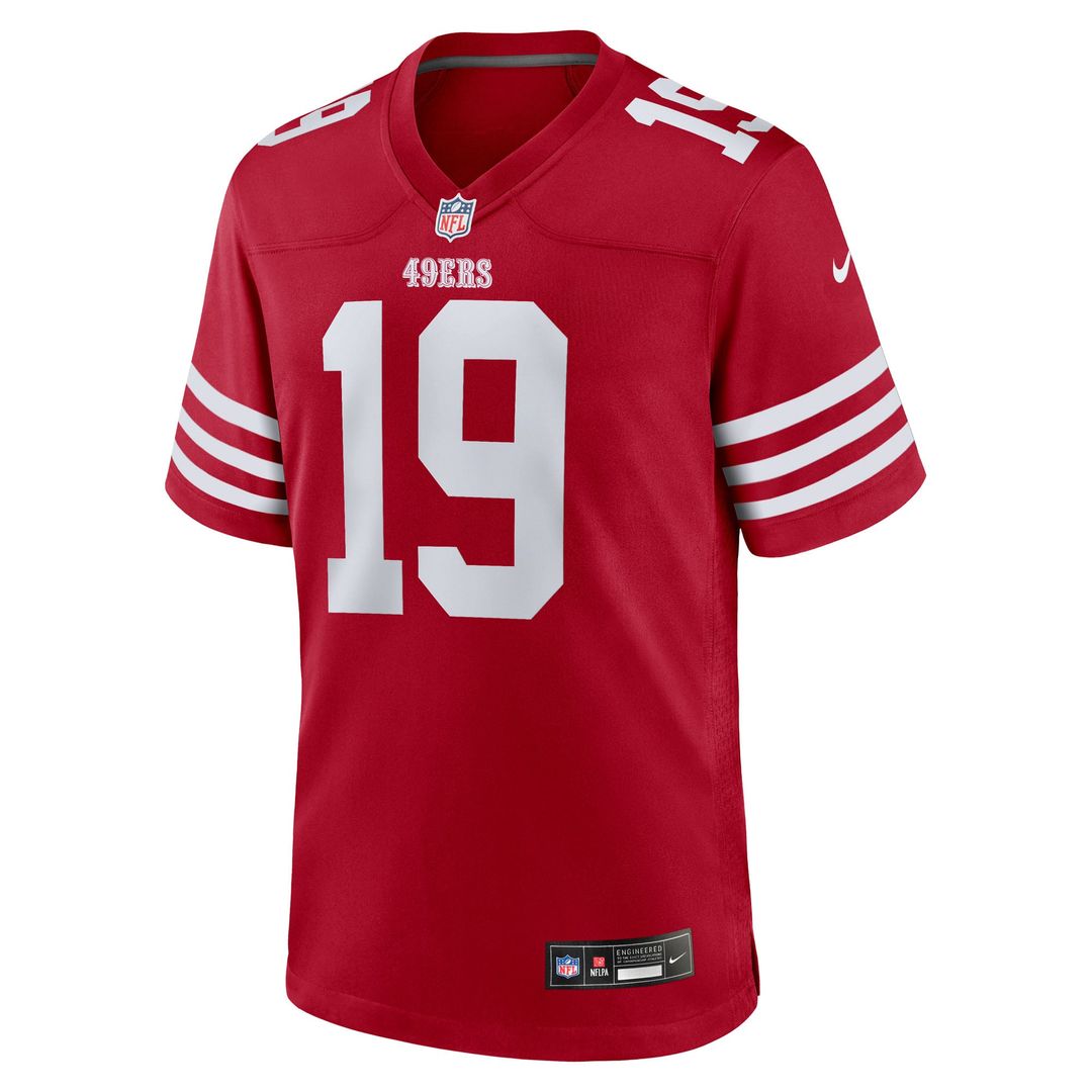 Deebo Samuel Sr San Francisco 49ers Scarlet Team Game Jersey