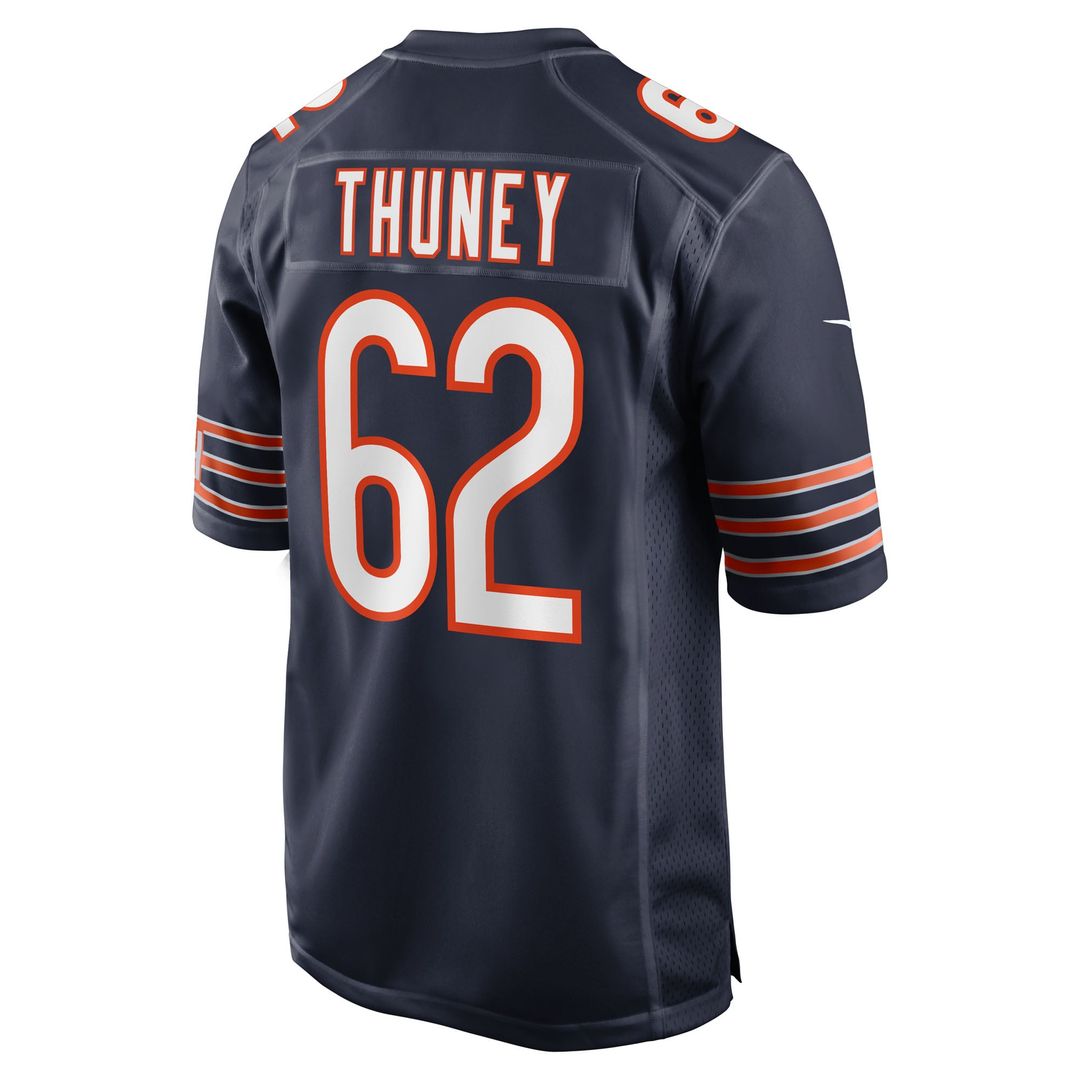 Joe Thuney Chicago Bears Navy Team Game Jersey