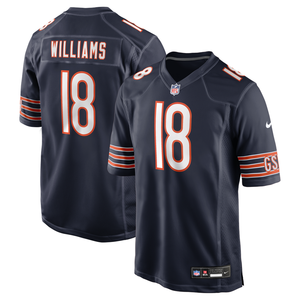 Caleb Williams Chicago Bears Navy Player Game Jersey