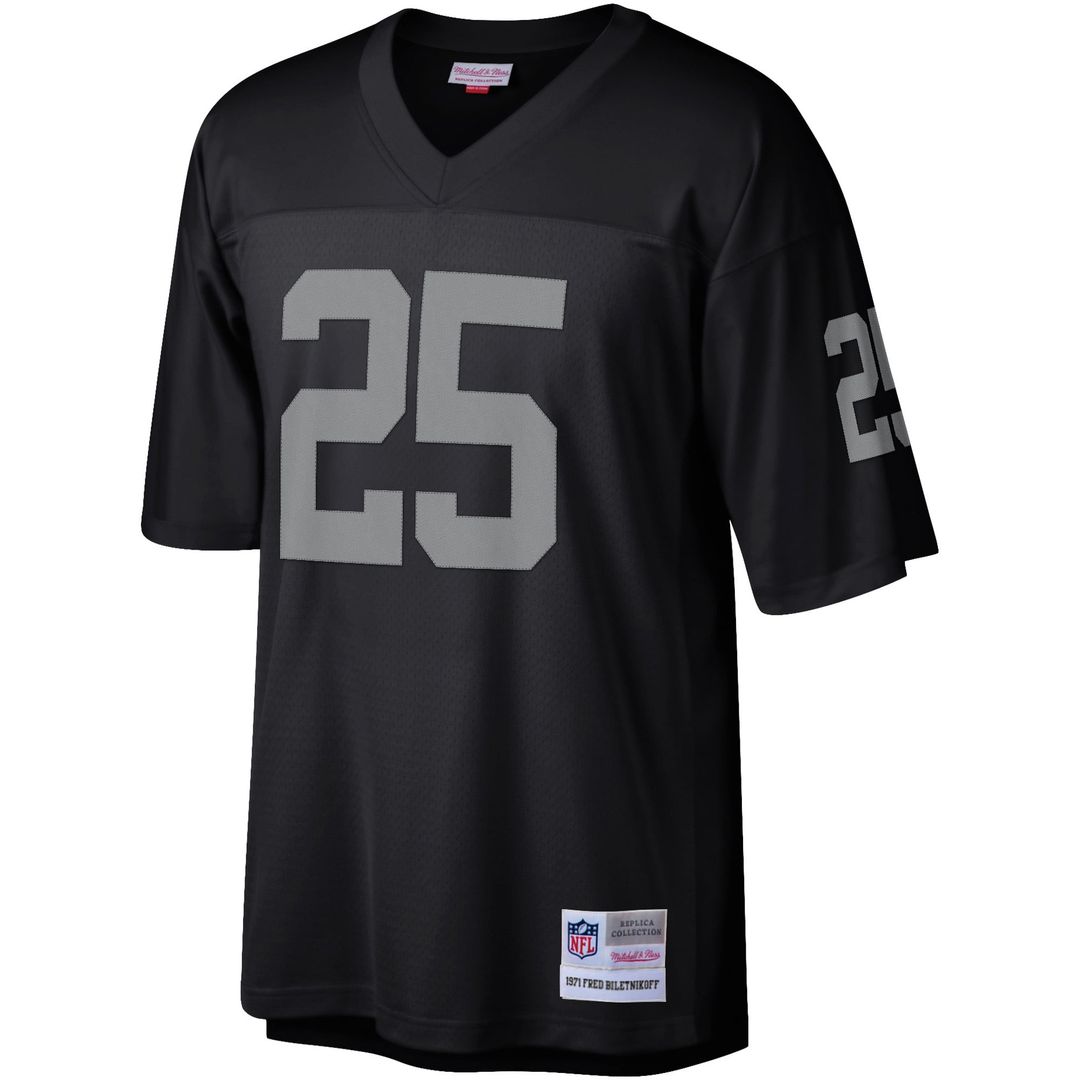 Fred Biletnikoff Las Vegas Raiders Black Legacy Replica Jersey