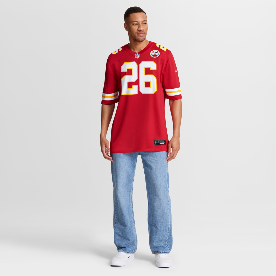 Deon Bush Kansas City Chiefs Red Game Player Jersey