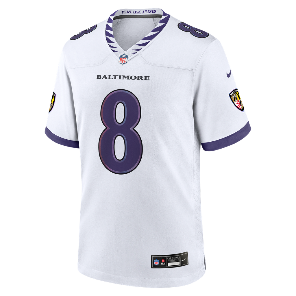 Lamar Jackson Baltimore Ravens Purple Alternate Game Jersey
