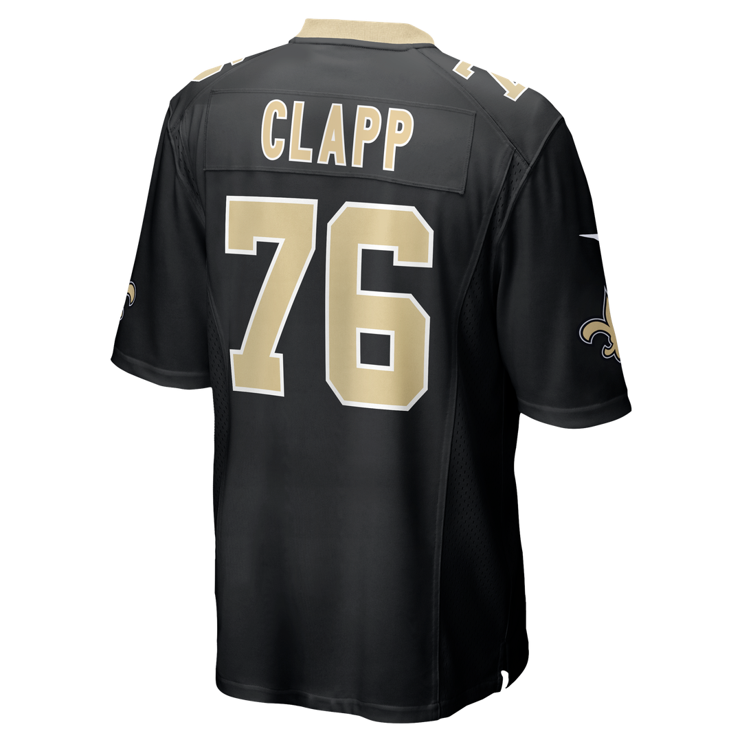 Will Clapp New Orleans Saints Black Team Game Jersey